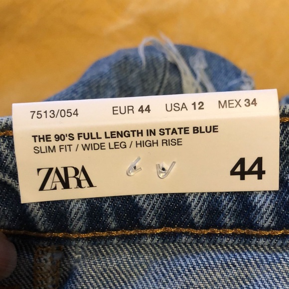 Zara The 90’s Full Length Denim - Picture 8 of 8